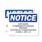 Signmission Explosion Flammability Hazard Present Electrical OSHA Notice Sign, Vinyl Decal, 14in x 10in, 2PK OS-2PACK-NS-D-1014-L-12269 - alternate 1